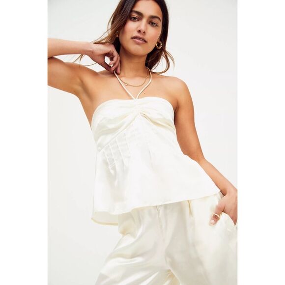 Free People Remy Satin Halter Top & Pants Set
MSRP $250 - Picture 2 of 4